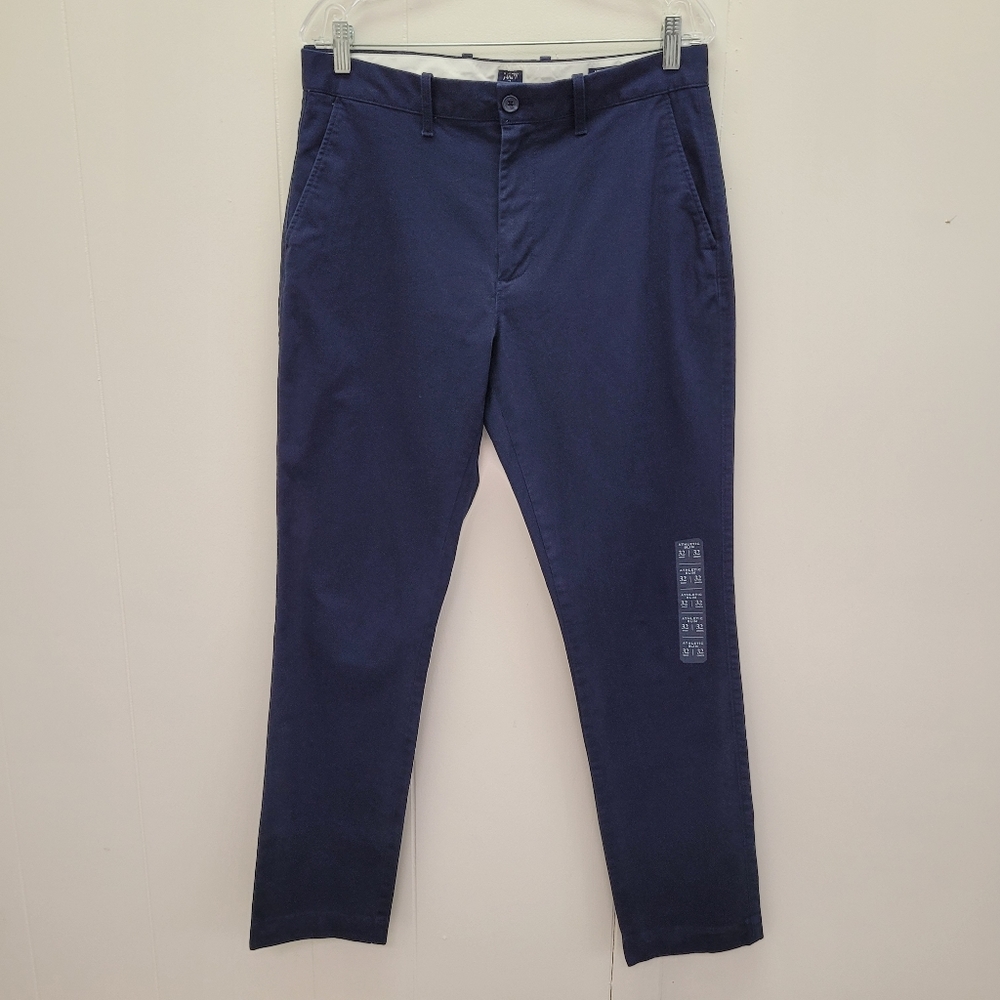 J. Crew Factory Athletic Slim Fit Chino Pants Style# AZ844